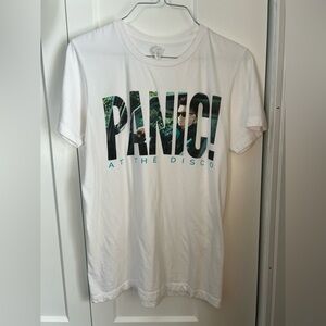 Panic at the disco white shirt size small